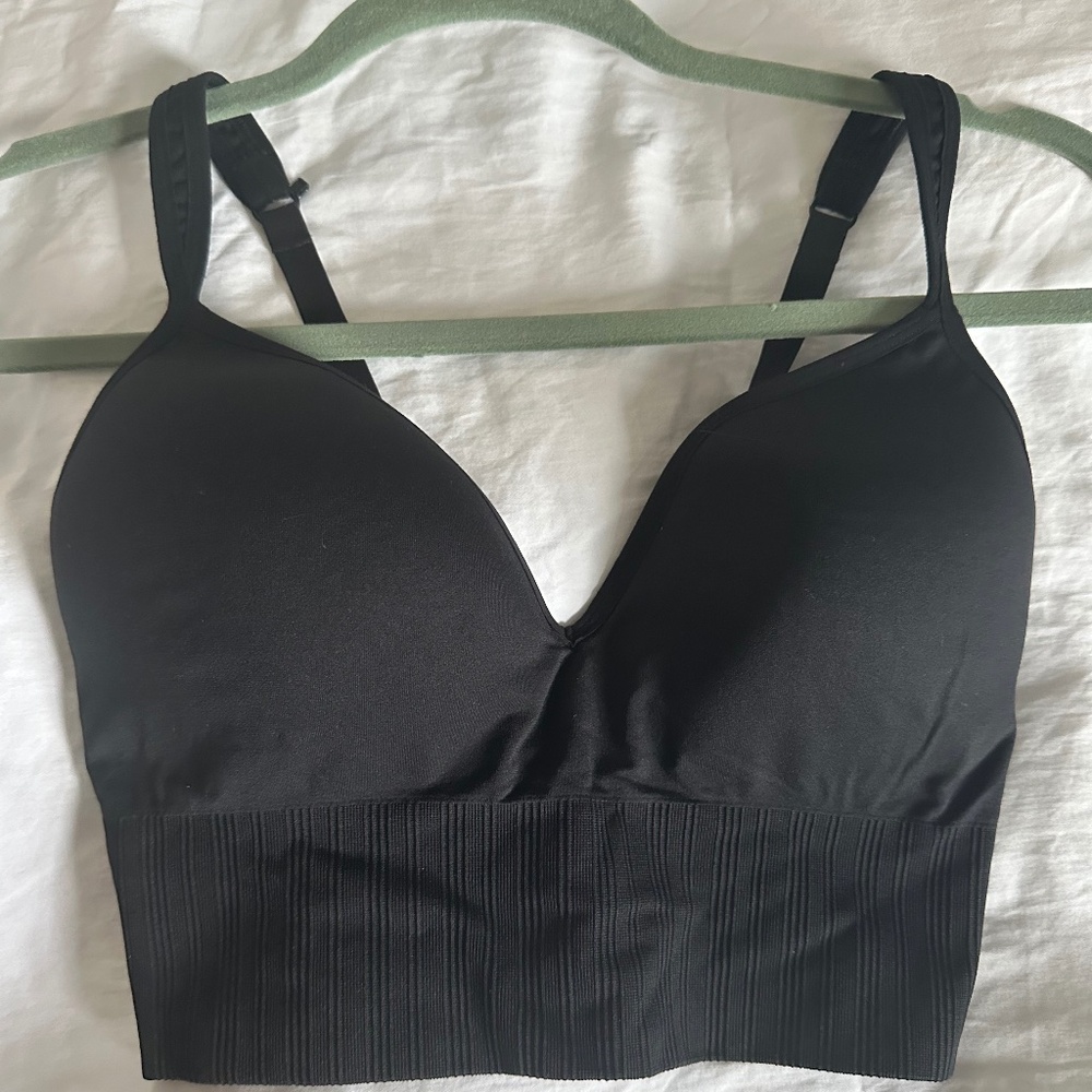 Athleta Embrace Sports Bra Sz D-DD Hybrid racerback XS